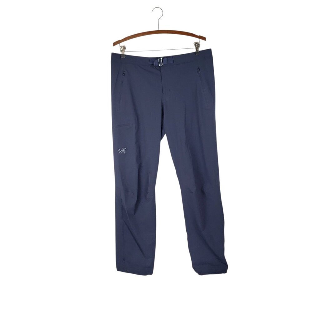 Arc'teryx Gamma Pants Navy Blue Softshell Lightweight Nylon Stretch Womens 12